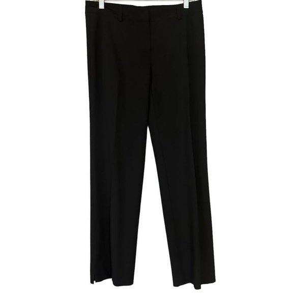 Trina Turk Black‎ Pleated Wide Leg Trouser Dress Pants Womens 4 - Picture 1 of 5